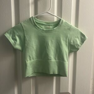 aerie cropped t-shirt